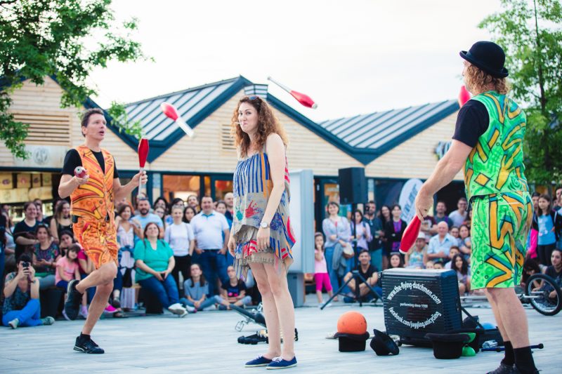 Identitate de brand pentru Banca Transilvania, in cadrul Festivalului International de Teatru FITS Sibiu 2019
