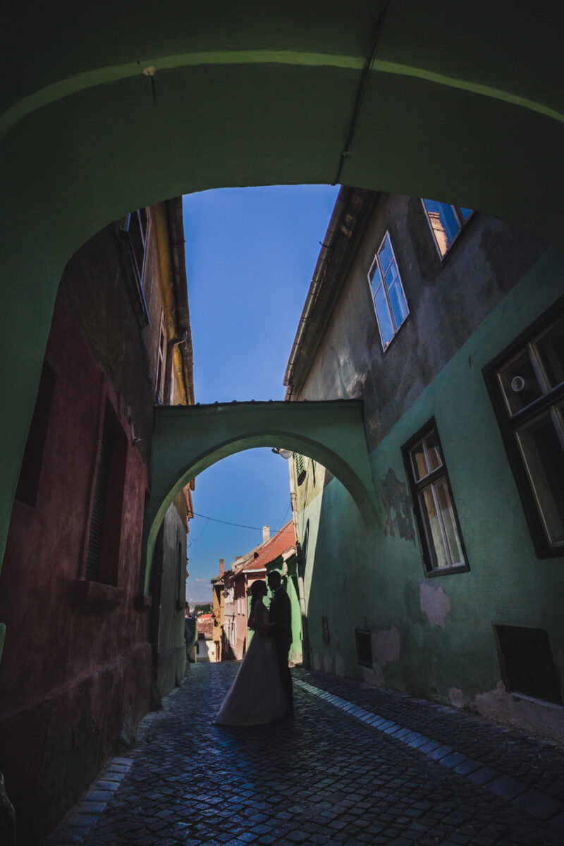 fotografie cuplu nunta Sighisoara